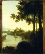 River Scene with Castle, Richard Wilson